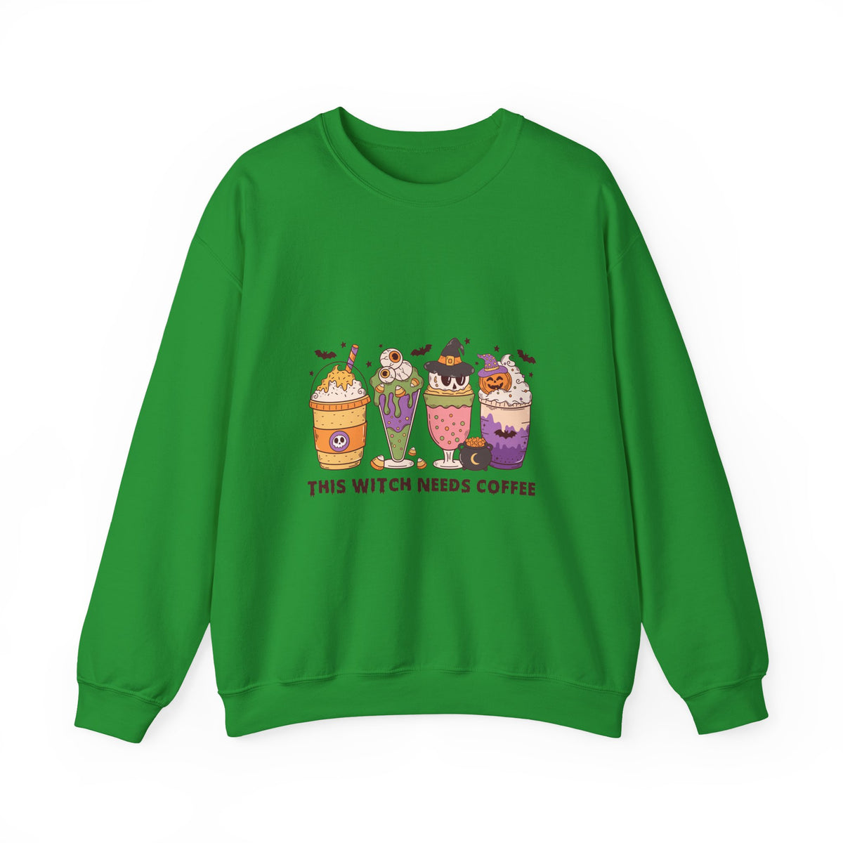 This Witch Needs Coffee | Halloween | Crewneck