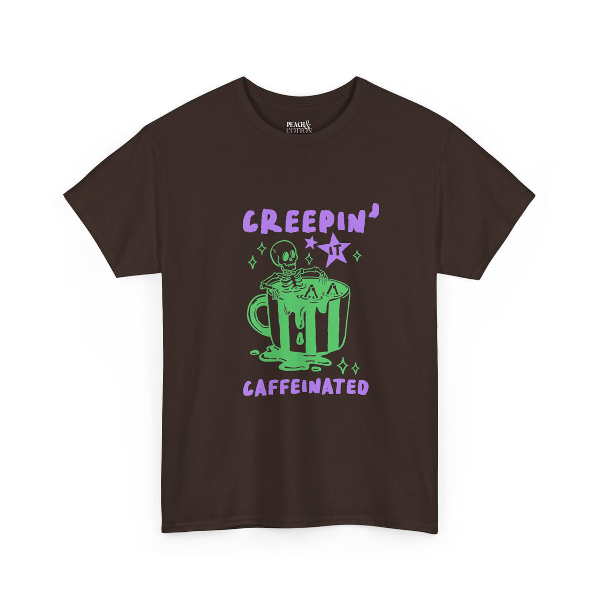 Creepin It Caffeinated | Halloween Coffee | T-Shirt