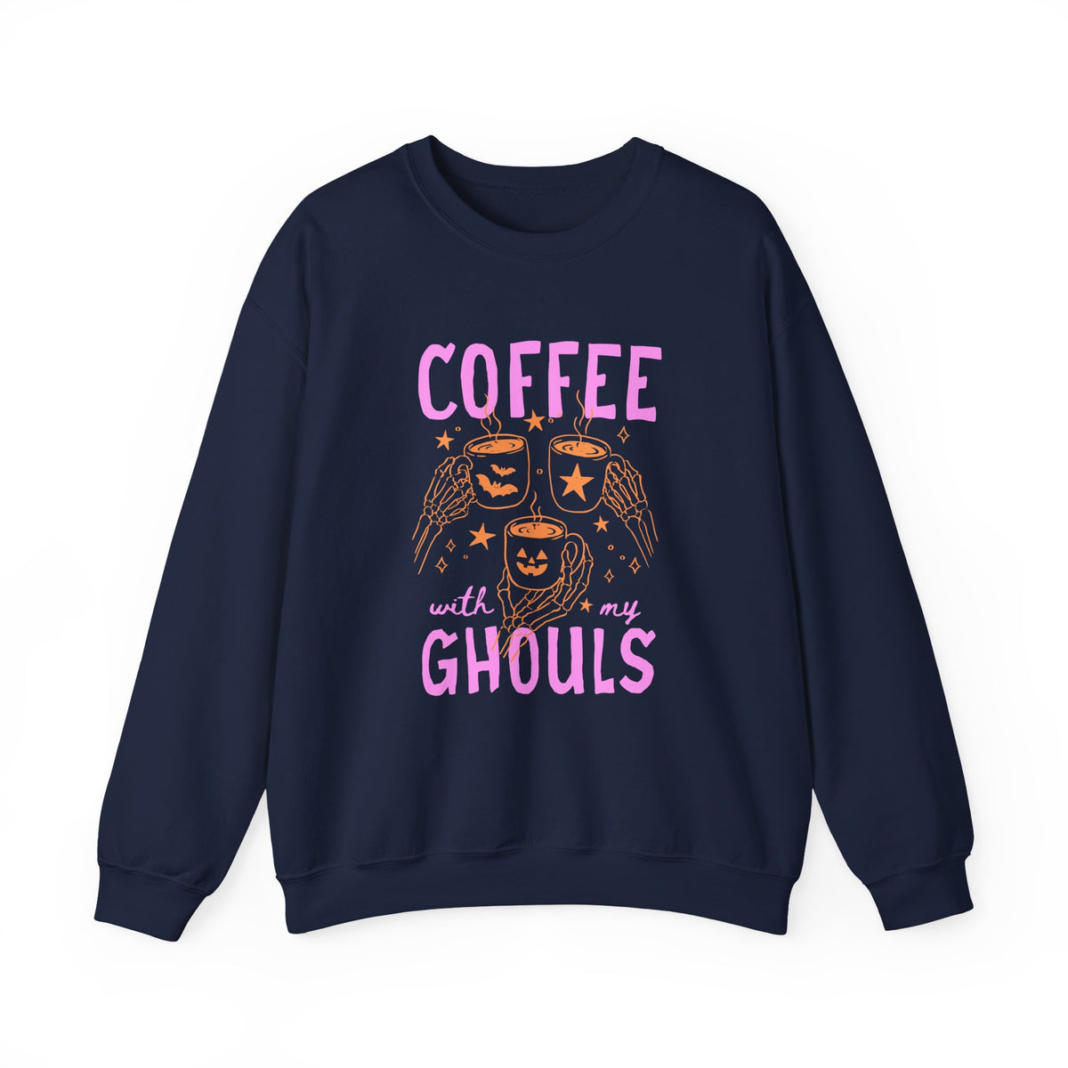 Coffee With The Ghouls | Halloween Coffee | Crewneck