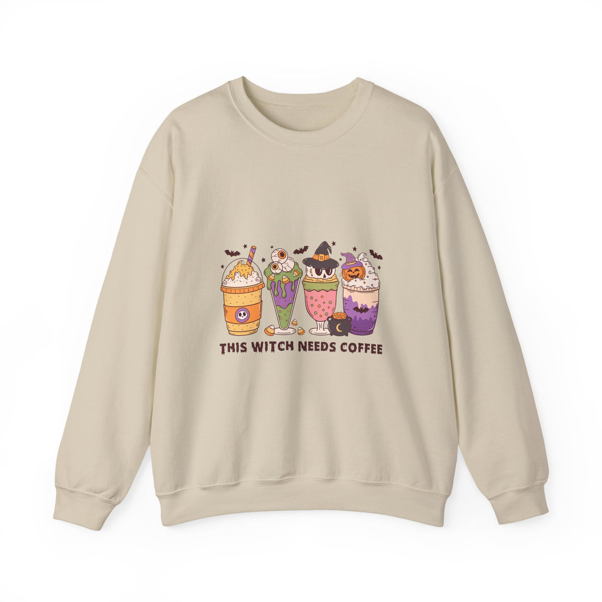 This Witch Needs Coffee | Halloween | Crewneck