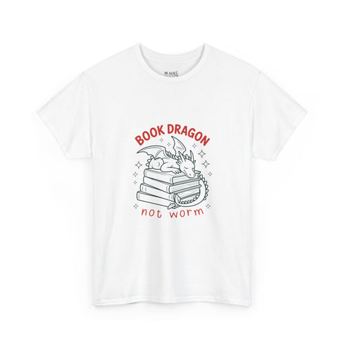 Book Dragon Not Worm | Book Lover | T-Shirt