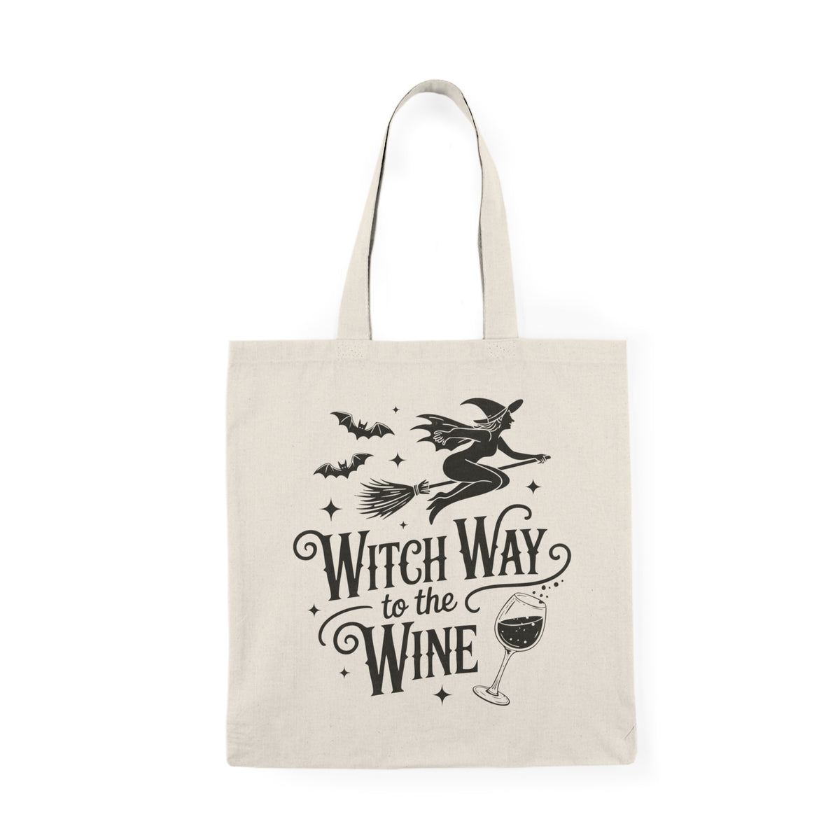 Witch Way To The Wine | Halloween | Tote Bag