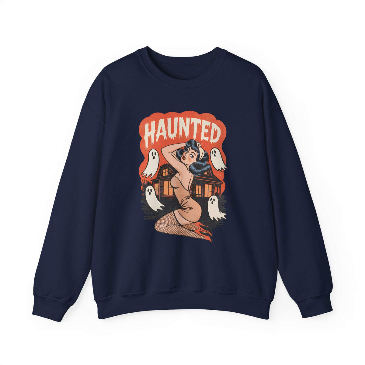 Haunted | Halloween | Crewneck