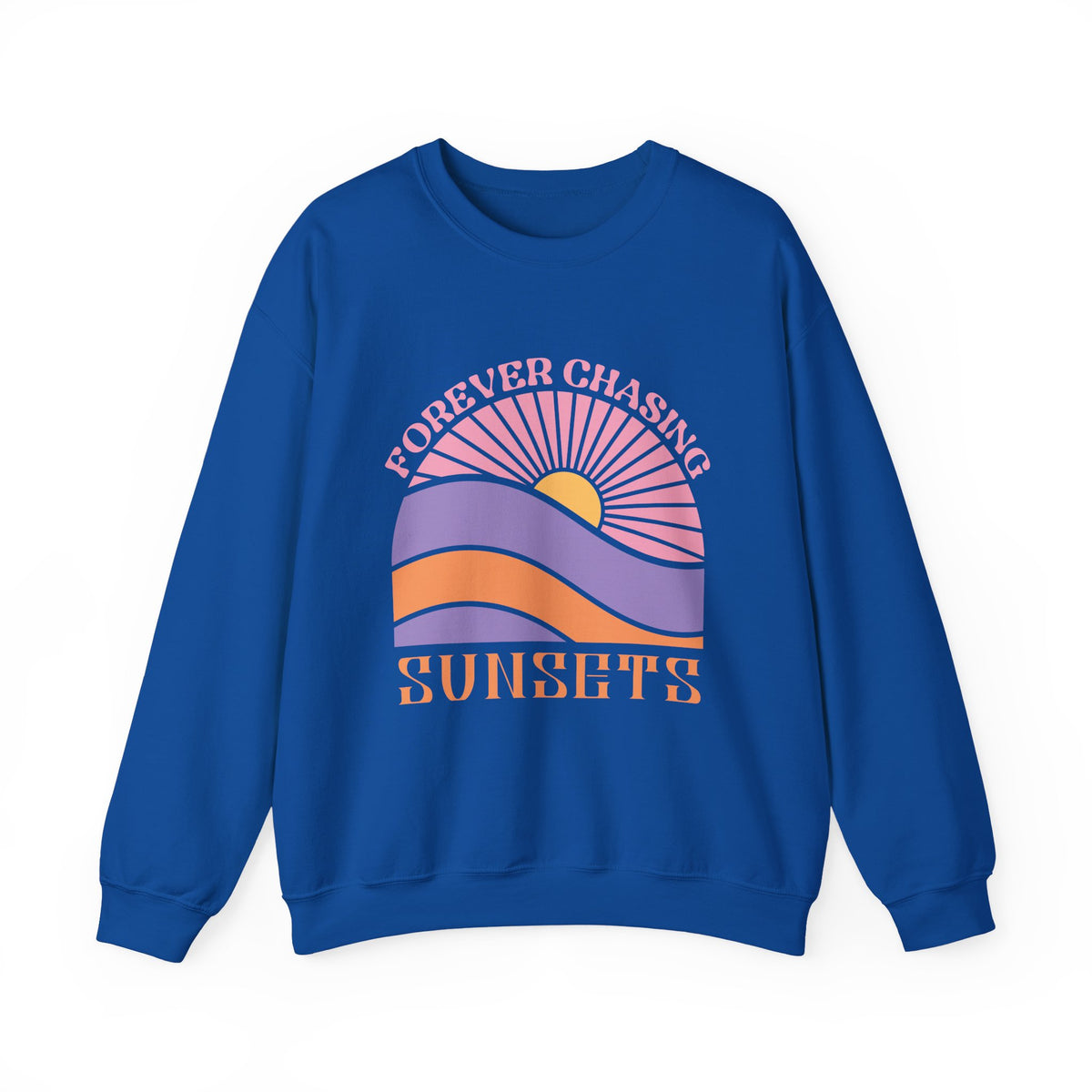 Forever Chasing Sunsets | Beach | Summer | Crewneck