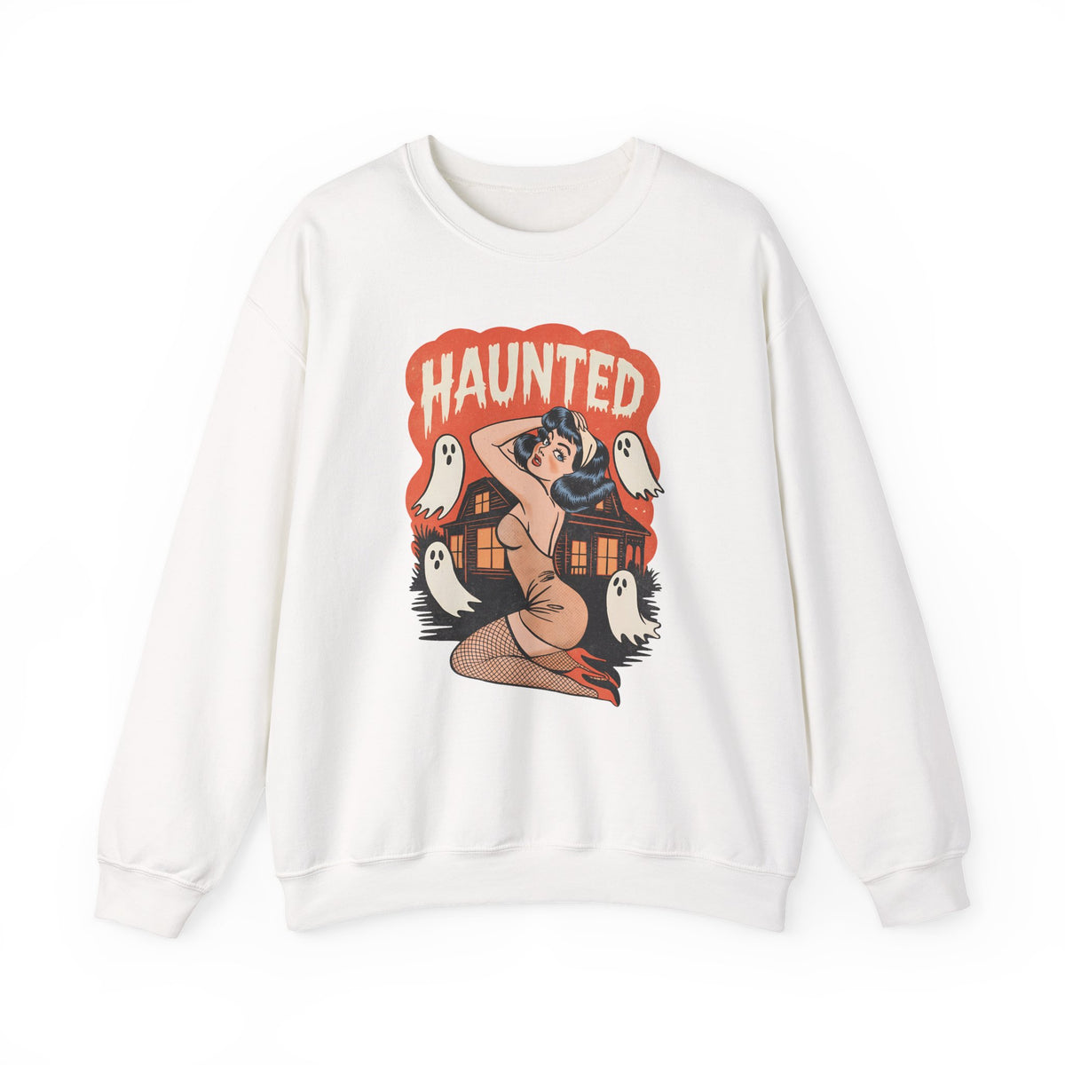 Haunted | Halloween | Crewneck
