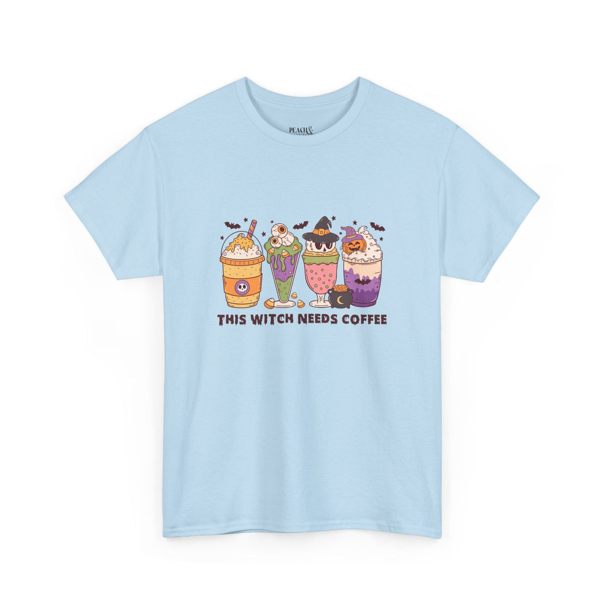 This Witch Needs Coffee | Halloween | T-Shirt