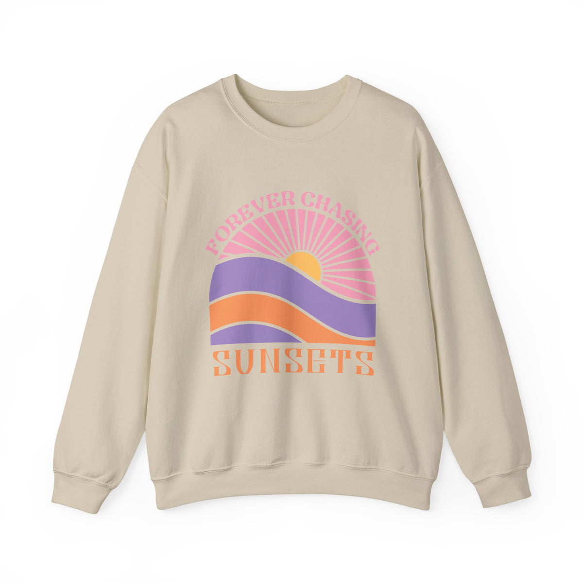 Forever Chasing Sunsets | Beach | Summer | Crewneck