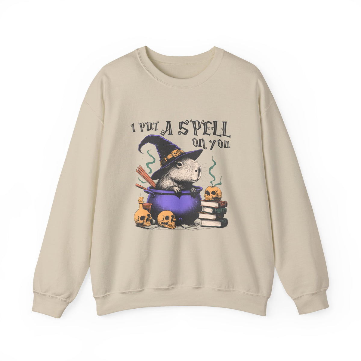 I Put A Spell On You | Capybara | Halloween | Crewneck