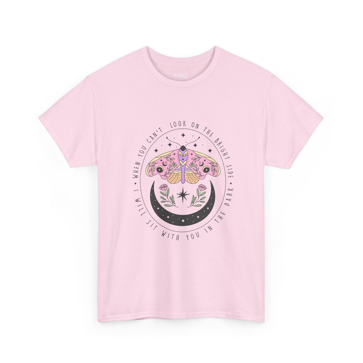 I Will Sit With You In The Dark | Moth Butterfly | Summer | T-Shirt
