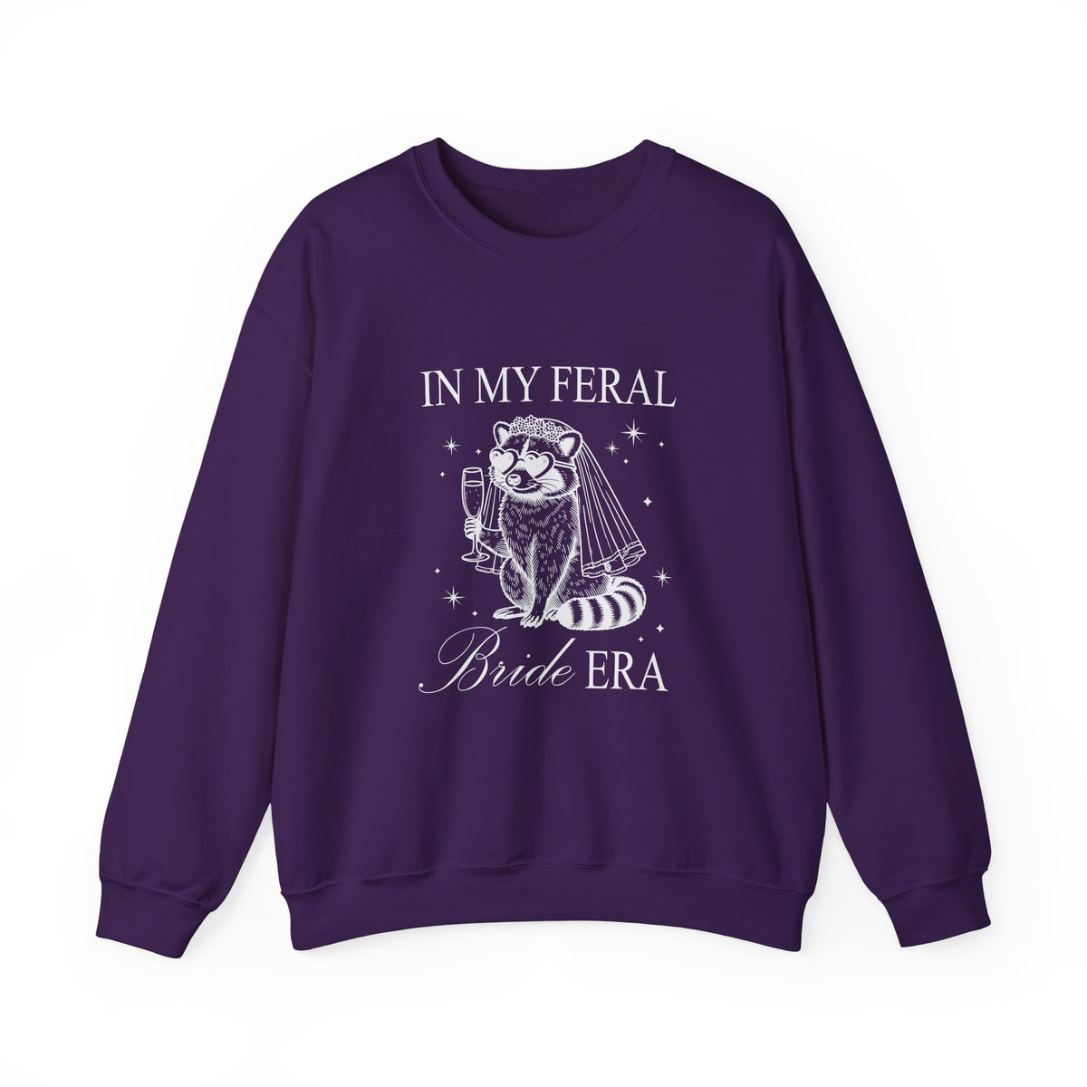 In my feral Bride Era | Racoon | Bachelorette | Crewneck