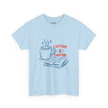 Caffeine & Chapters | Book Lover | T-Shirt