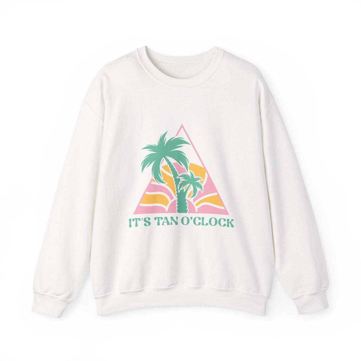 It's Tan O'Clock | Beach | Summer | Crewneck