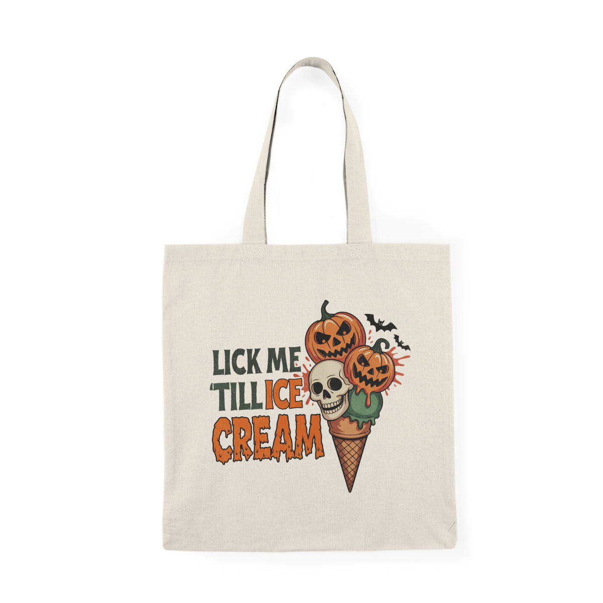 Lick Me Till Ice Cream | Summerween | Halloween | Tote Bag