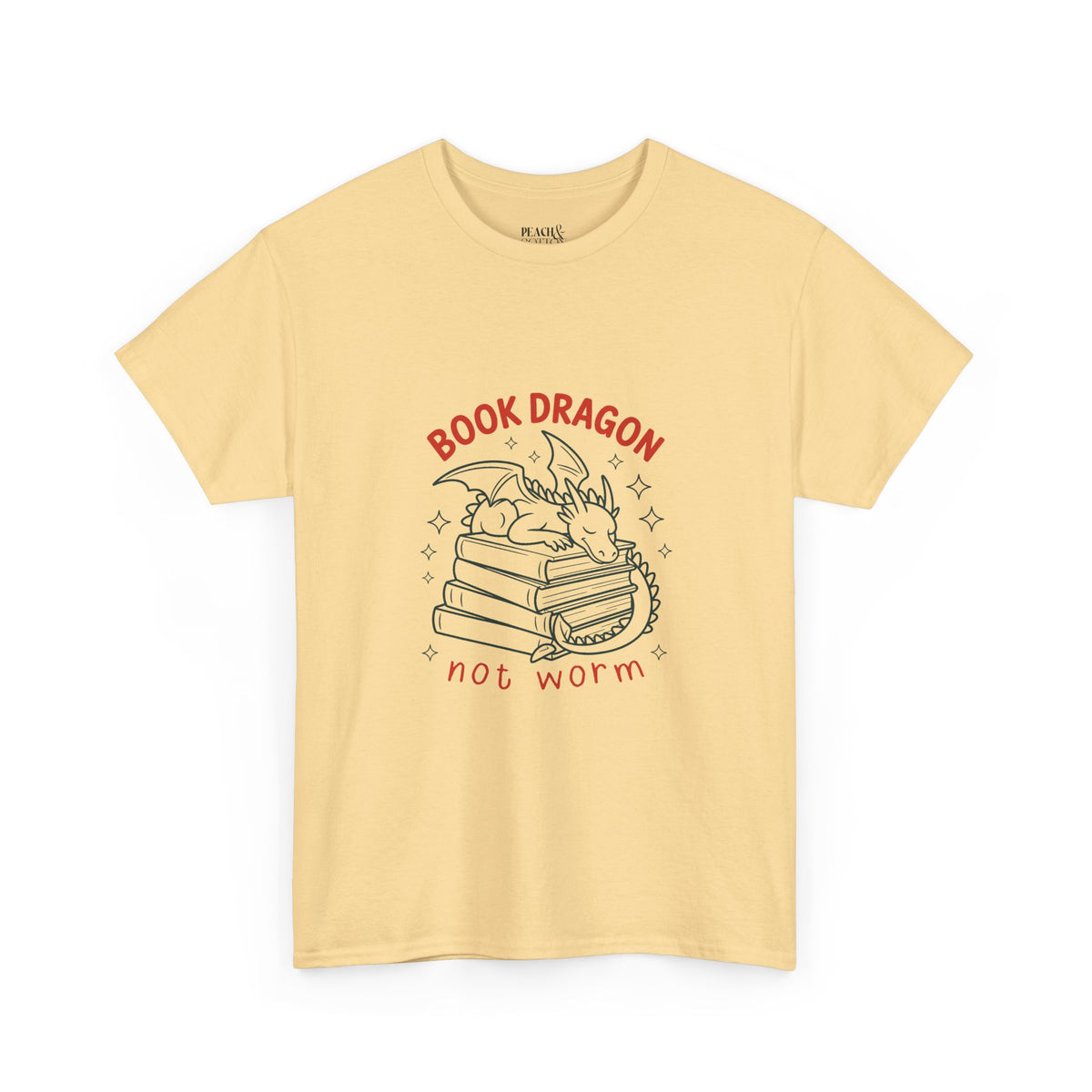 Book Dragon Not Worm | Book Lover | T-Shirt