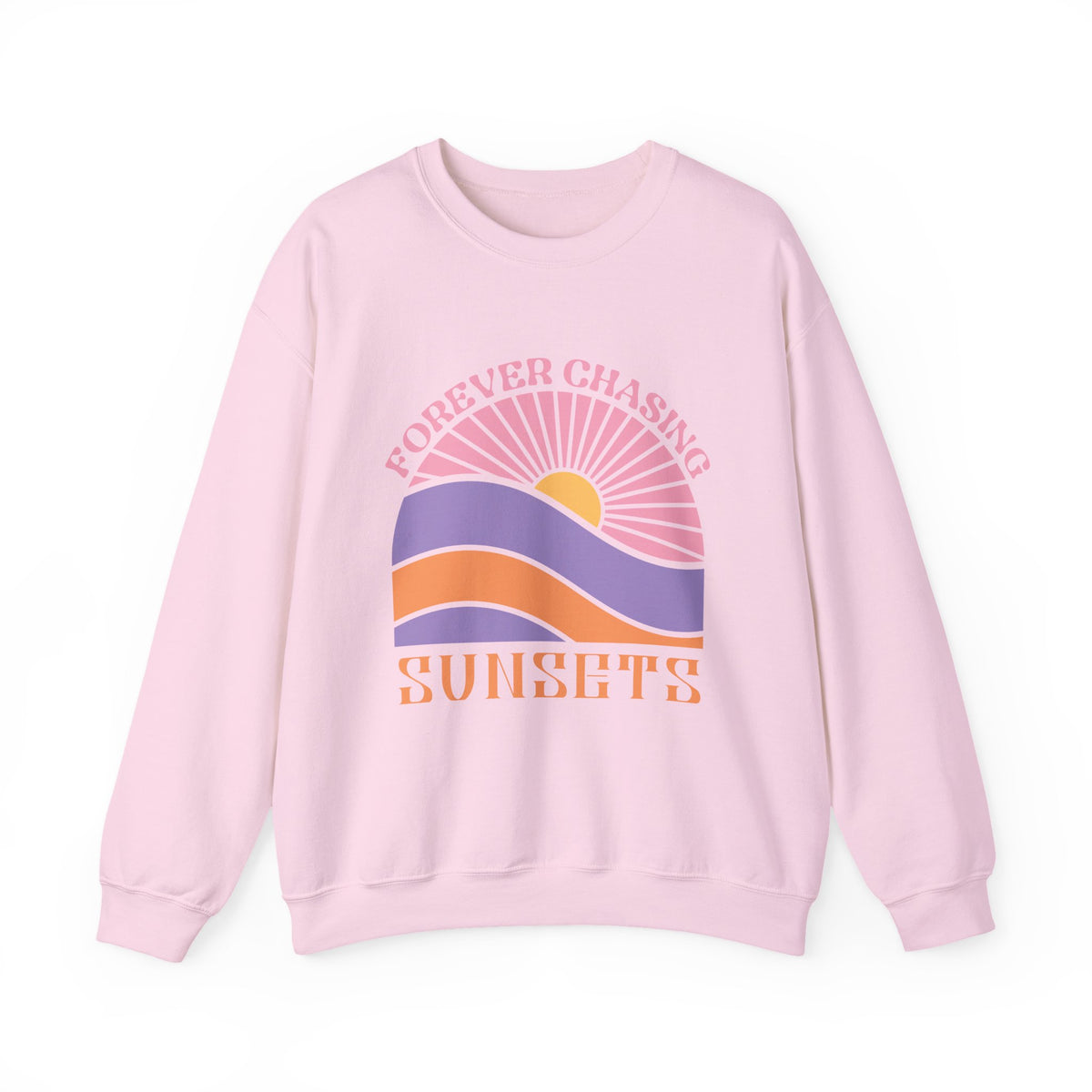 Forever Chasing Sunsets | Beach | Summer | Crewneck