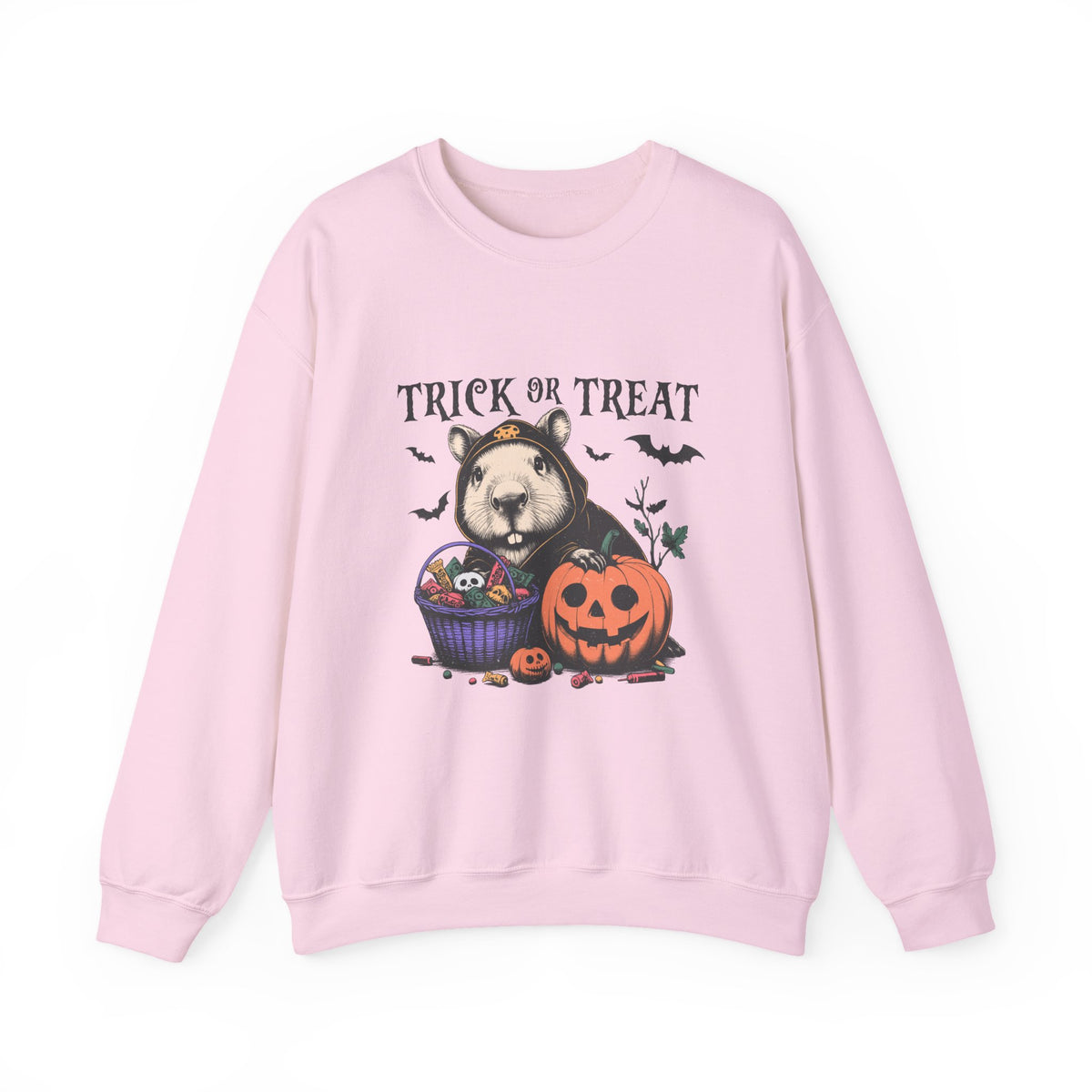 Trick Or Treat | Capybara | Halloween | Crewneck