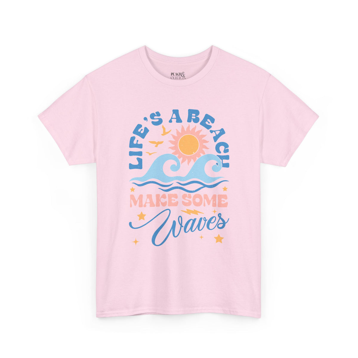 Life's A Beach, Make Some Waves | Summer Boho | T-Shirt