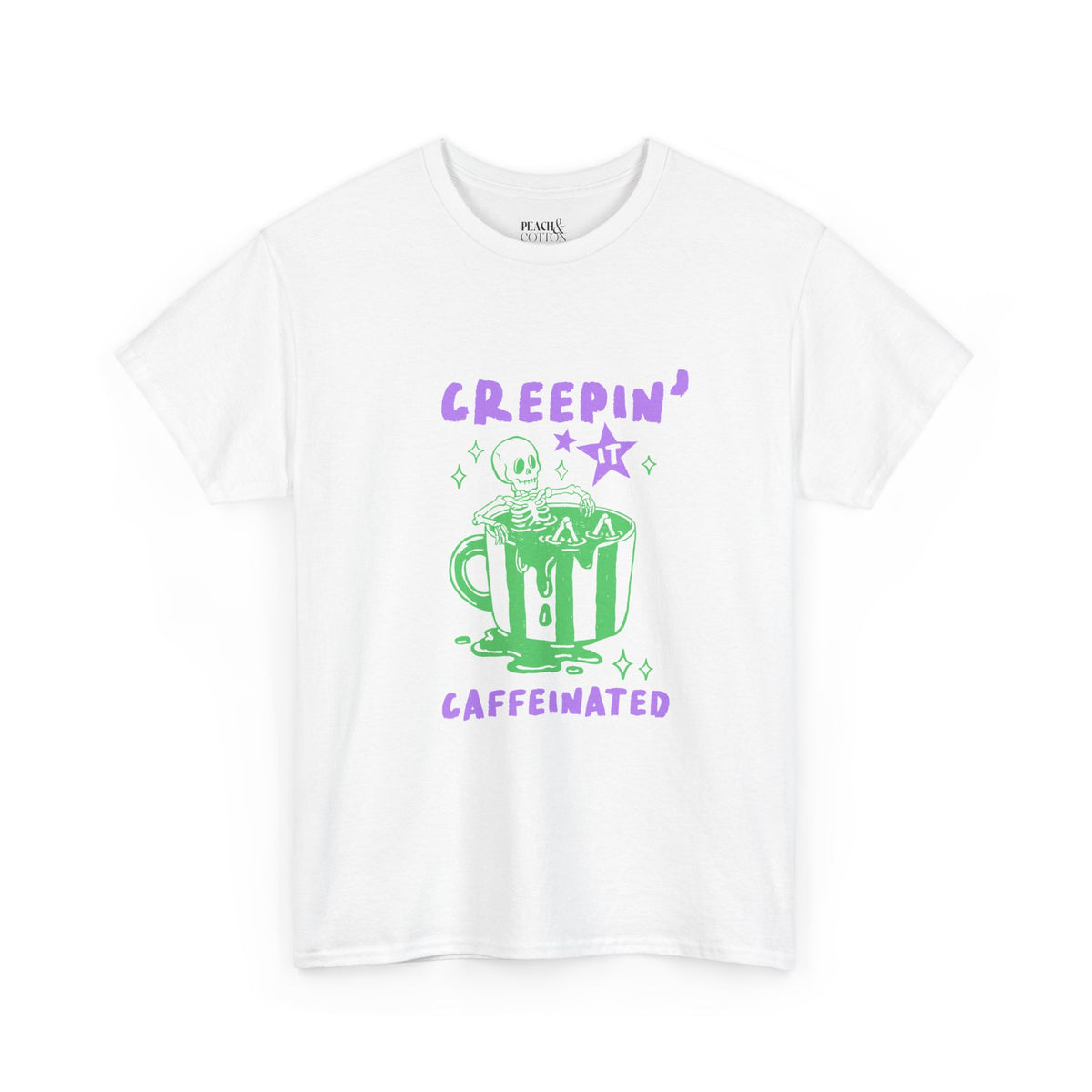 Creepin It Caffeinated | Halloween Coffee | T-Shirt