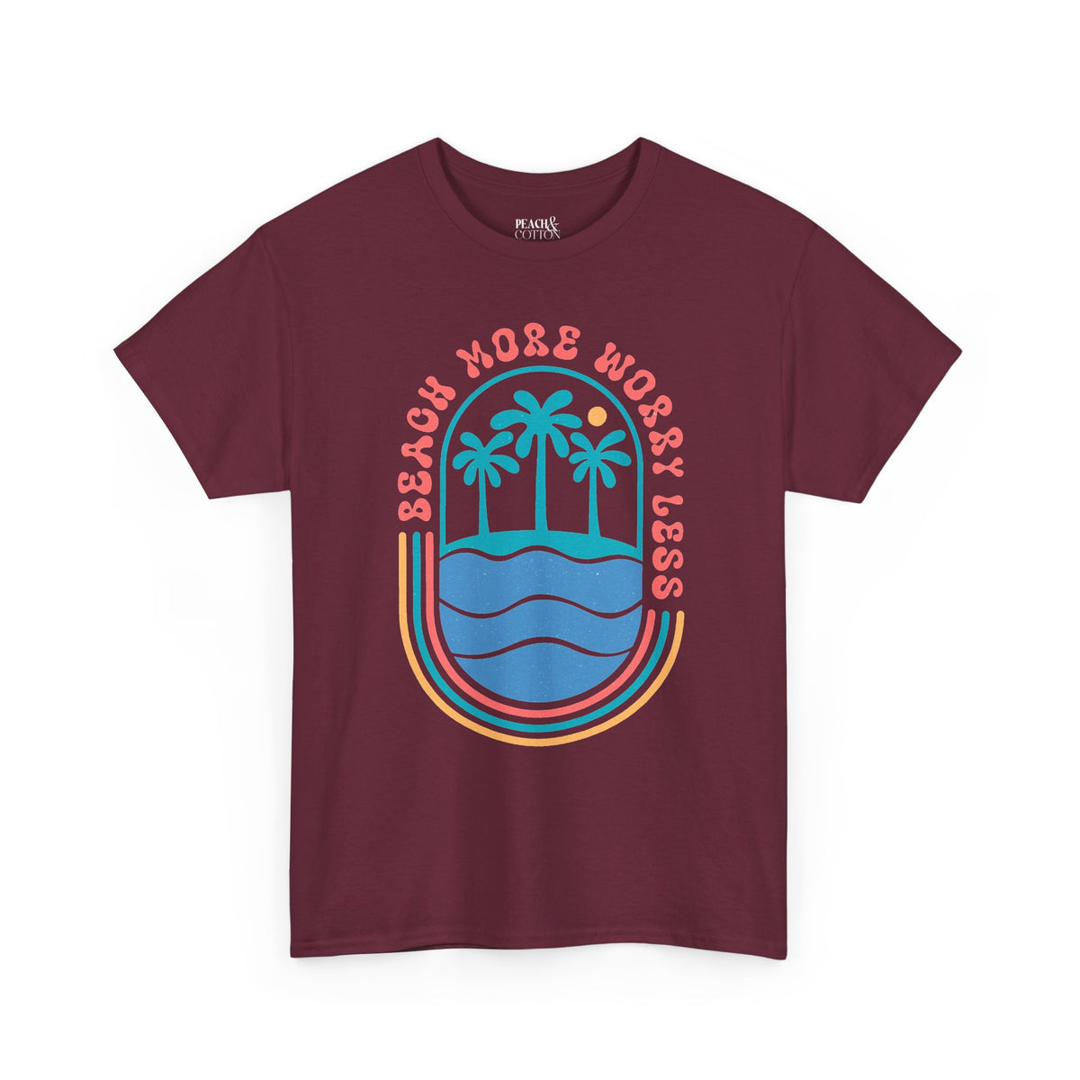 Beach More Worry Less | Summer Boho | T-Shirt