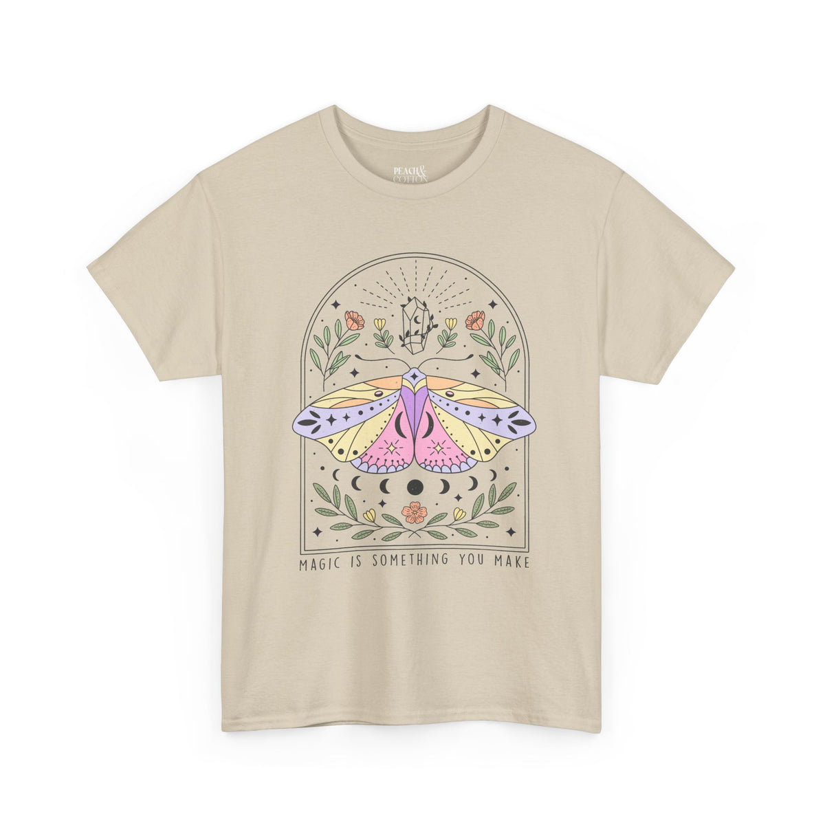 Magic Is Something You Make | Moth Butterfly | Summer | T-Shirt