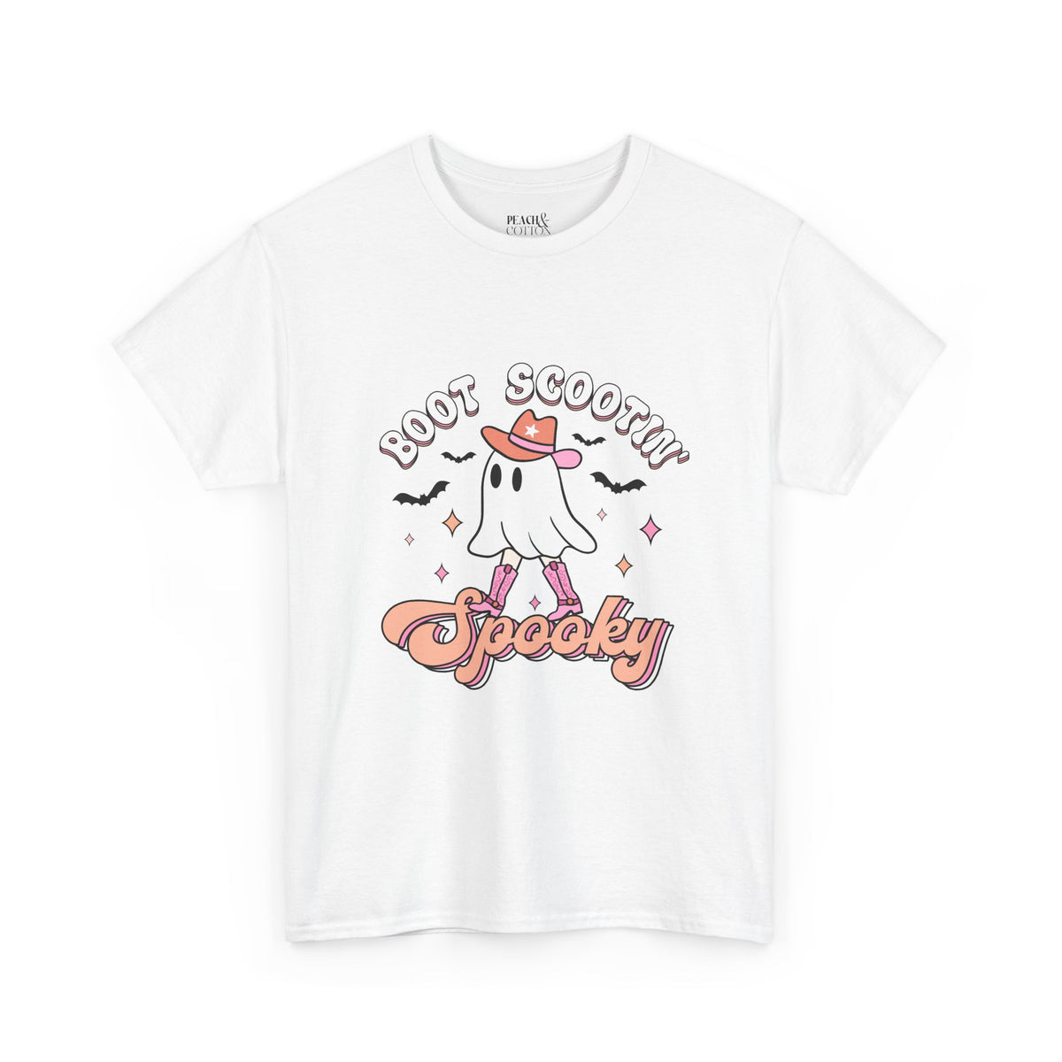 Boot Scootin' Spooky | Ghost | Halloween | T-Shirt