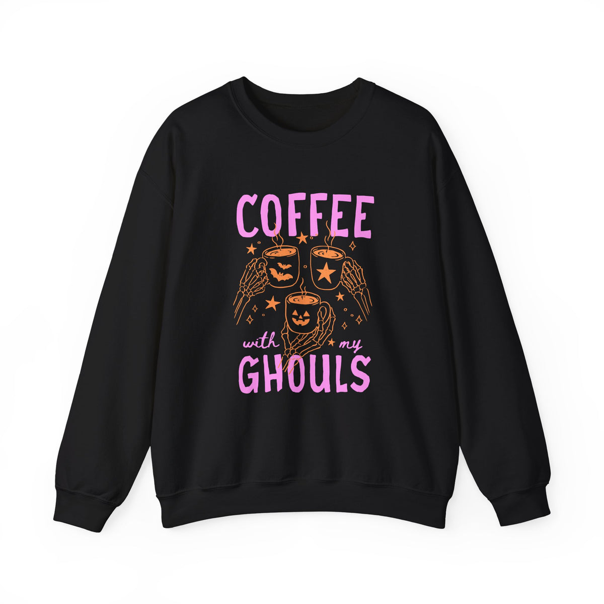 Coffee With The Ghouls | Halloween Coffee | Crewneck