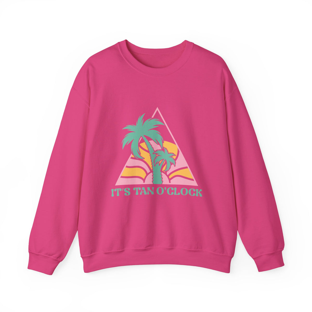 It's Tan O'Clock | Beach | Summer | Crewneck