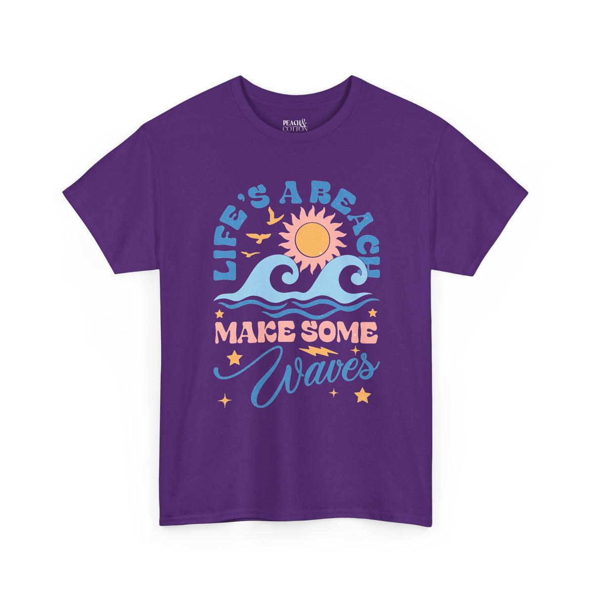 Life's A Beach, Make Some Waves | Summer Boho | T-Shirt