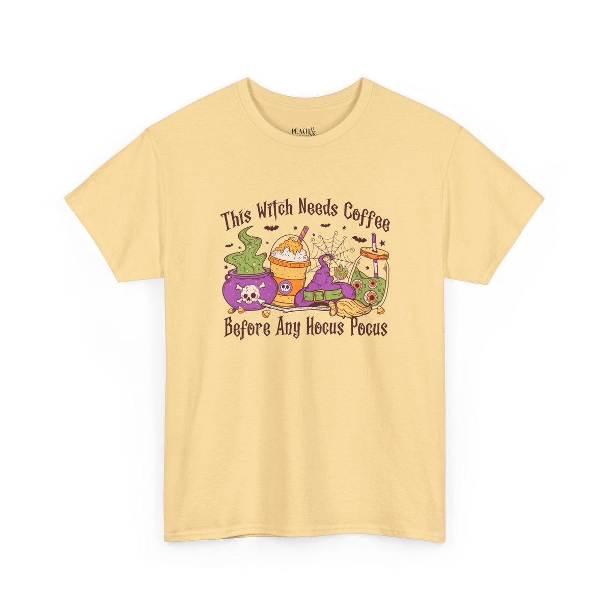 This Witch Needs Coffee | Halloween | T-Shirt