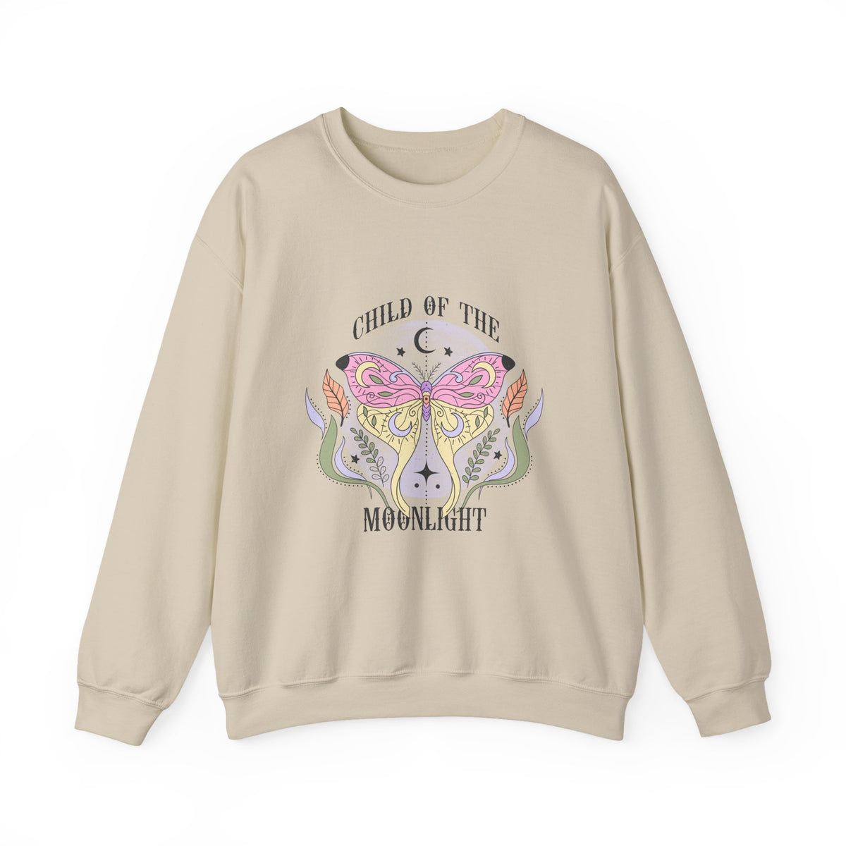 Child Of The Moonlight | Moth Buttefly | Summer | Crewneck