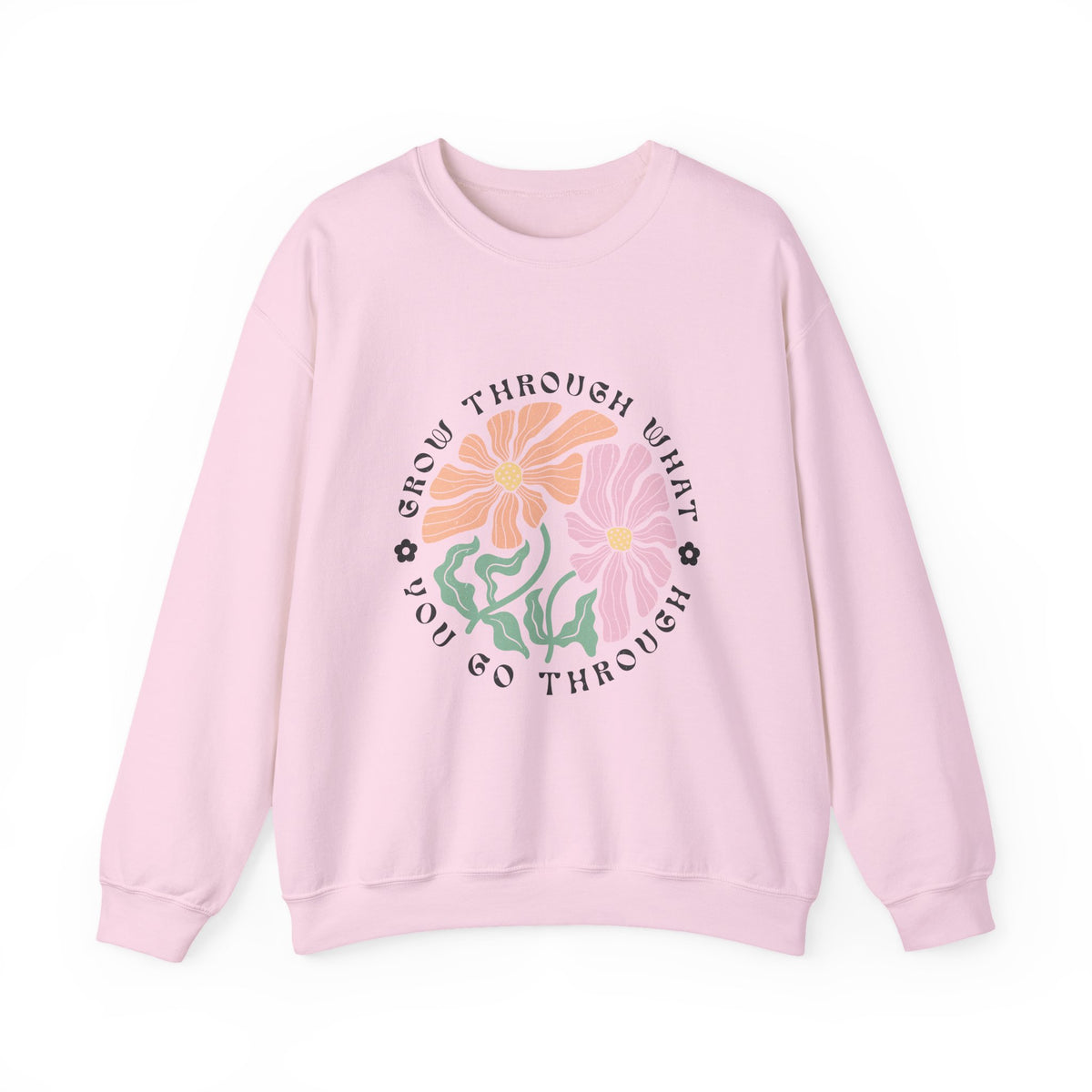 Grow Through What You Go Through | Boho | Summer | Crewneck