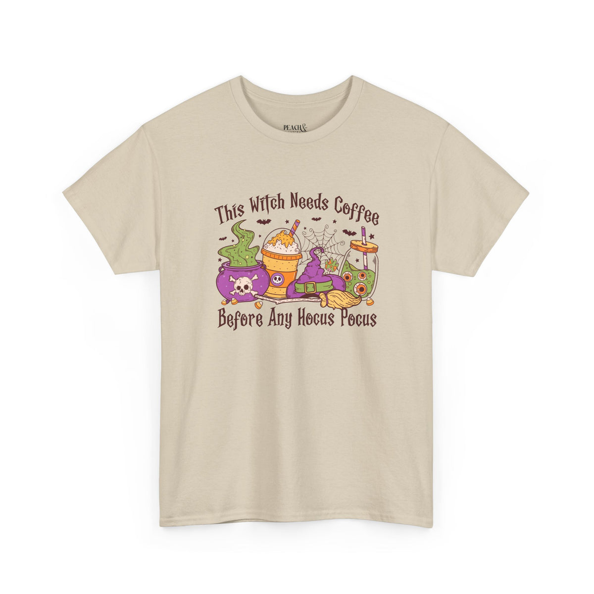 This Witch Needs Coffee | Halloween | T-Shirt