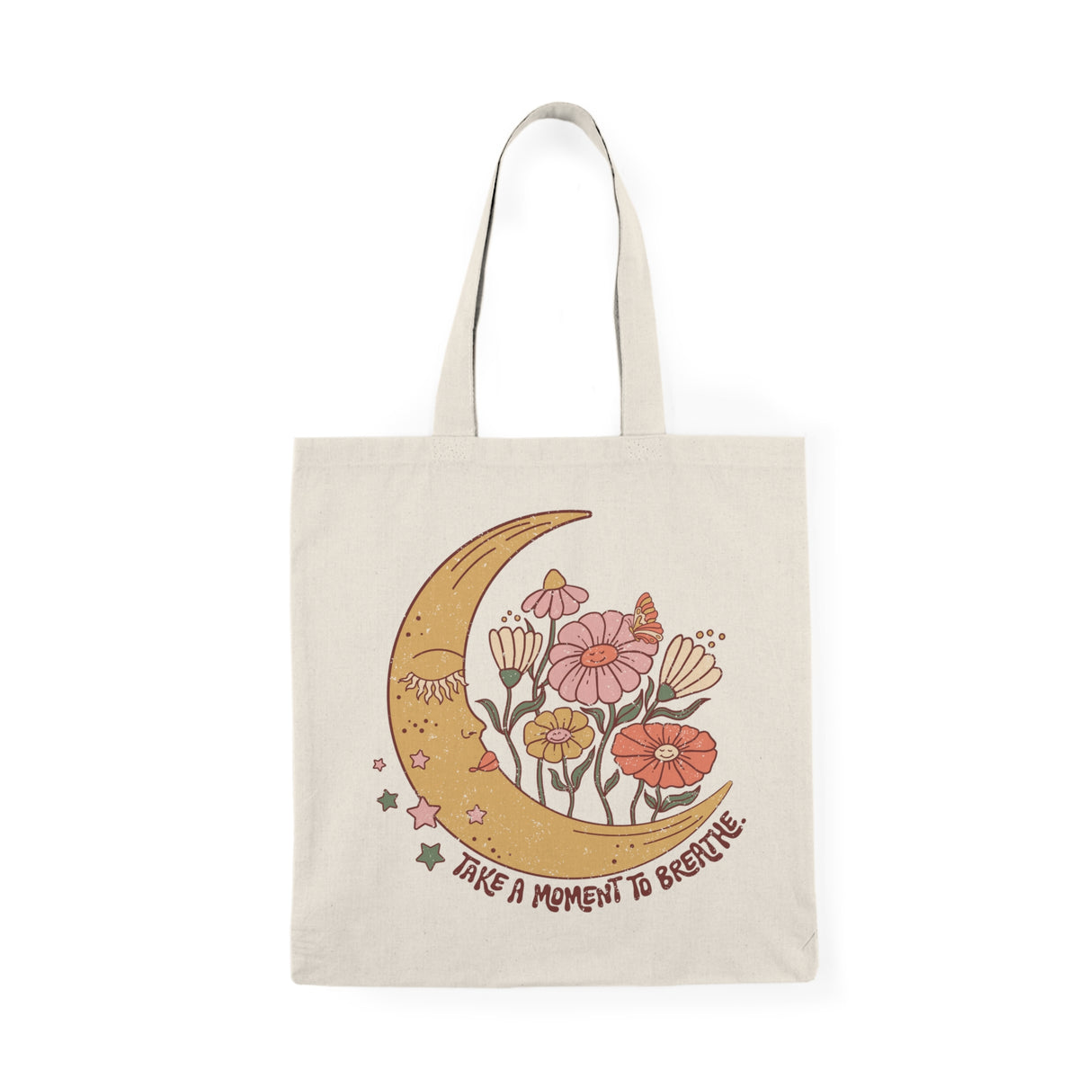 Take A Moment To Breathe | BOHO | Tote Bag