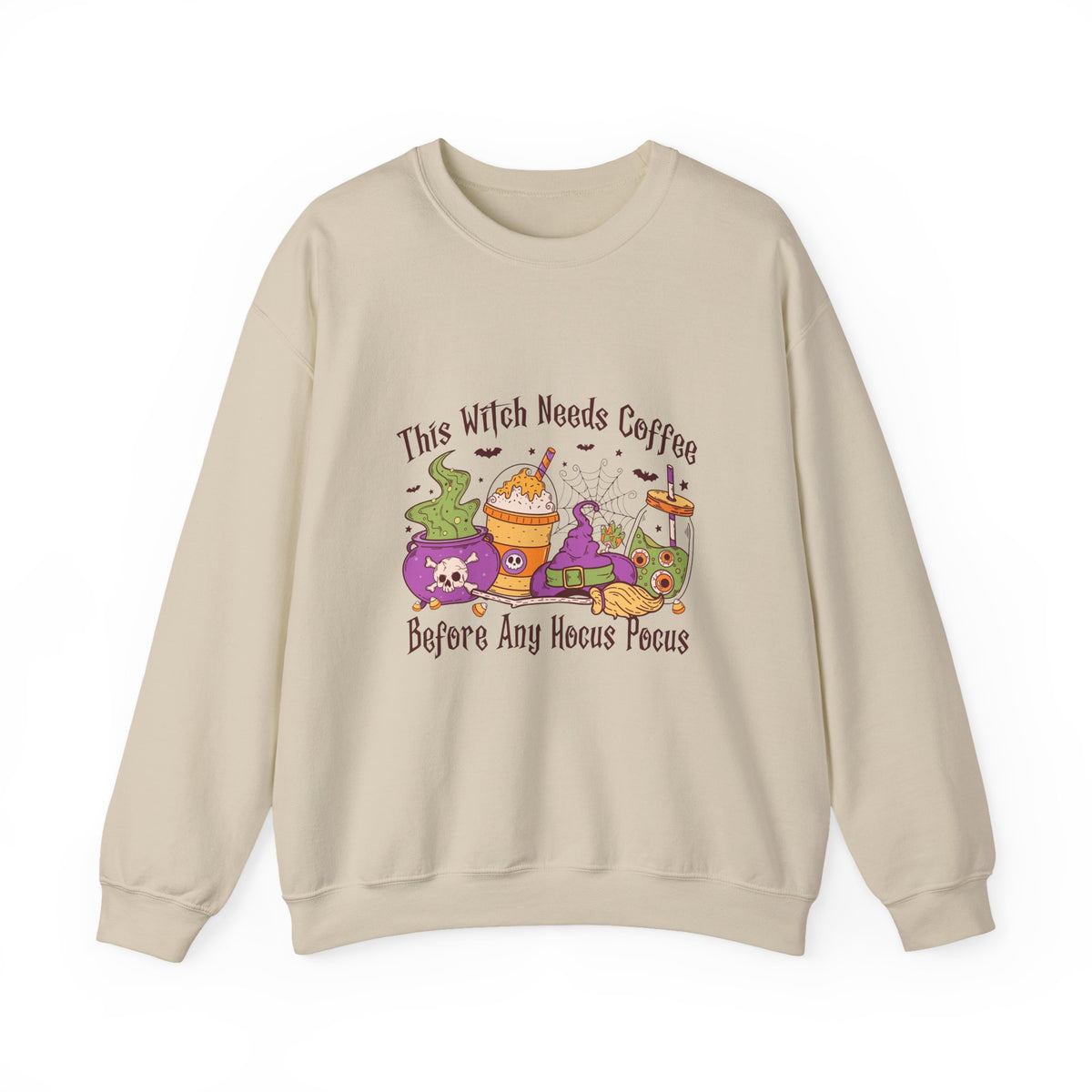 This Witch Needs Coffee | Halloween | Crewneck
