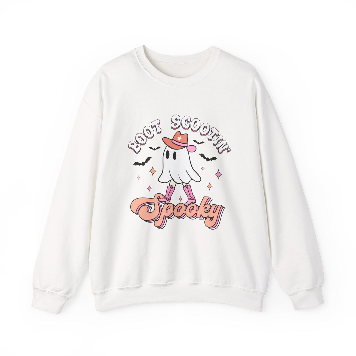 Boot Scootin' Spooky | Ghost | Halloween | Crewneck