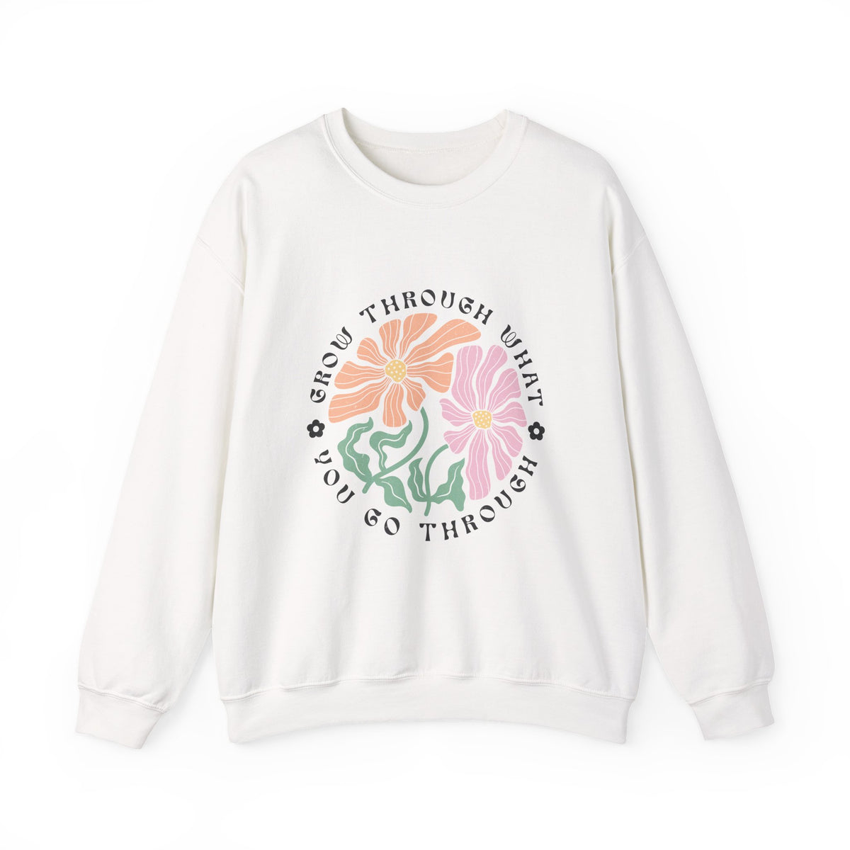 Grow Through What You Go Through | Boho | Summer | Crewneck