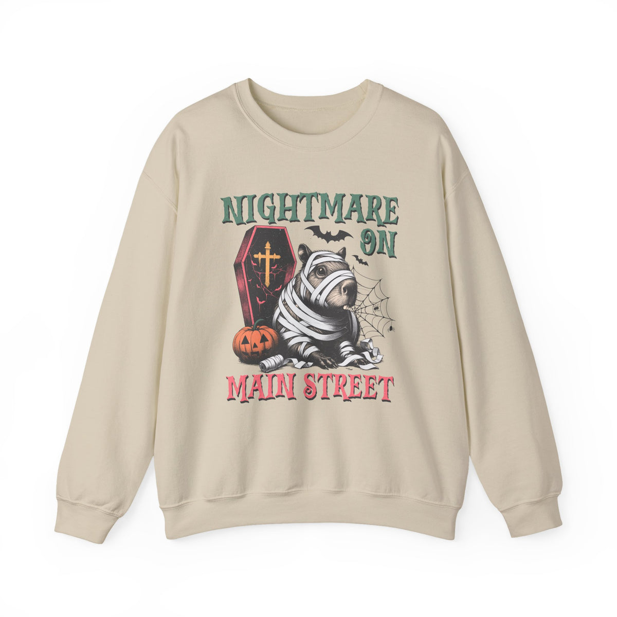 Nightmare On Main Street | Capybara | Halloween | Crewneck