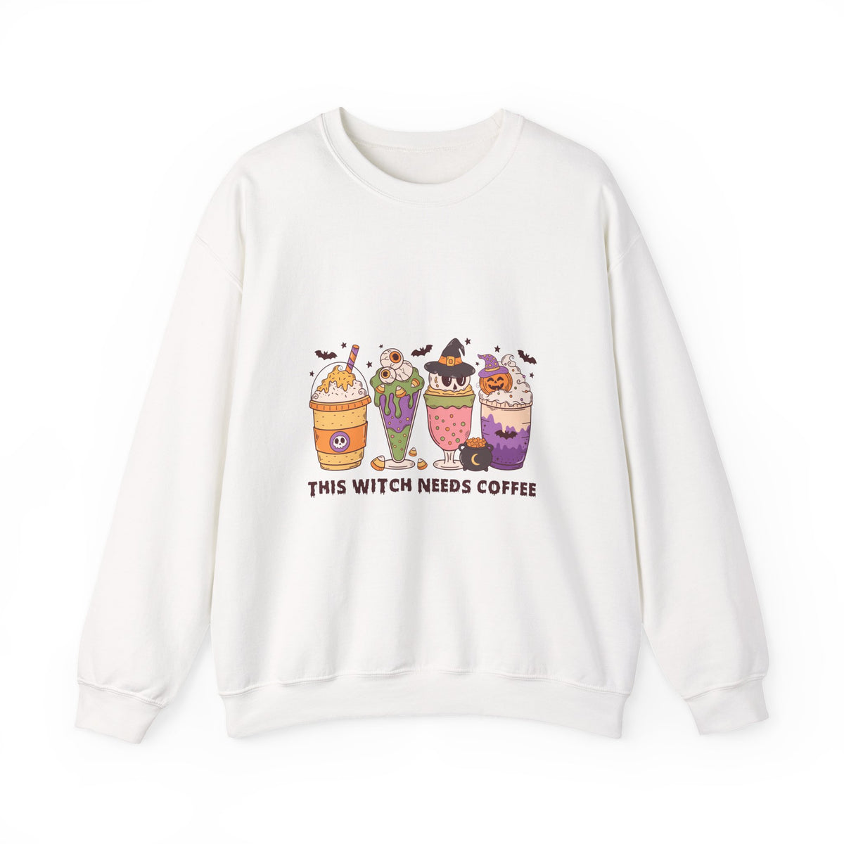 This Witch Needs Coffee | Halloween | Crewneck