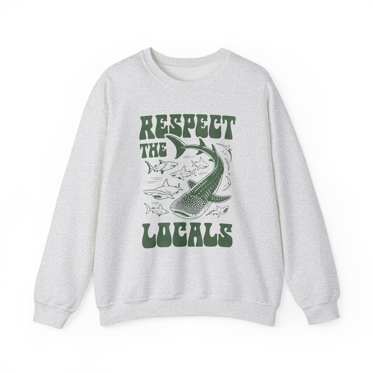 Respect The Locals | Save The Ocean | Summer | Crewneck
