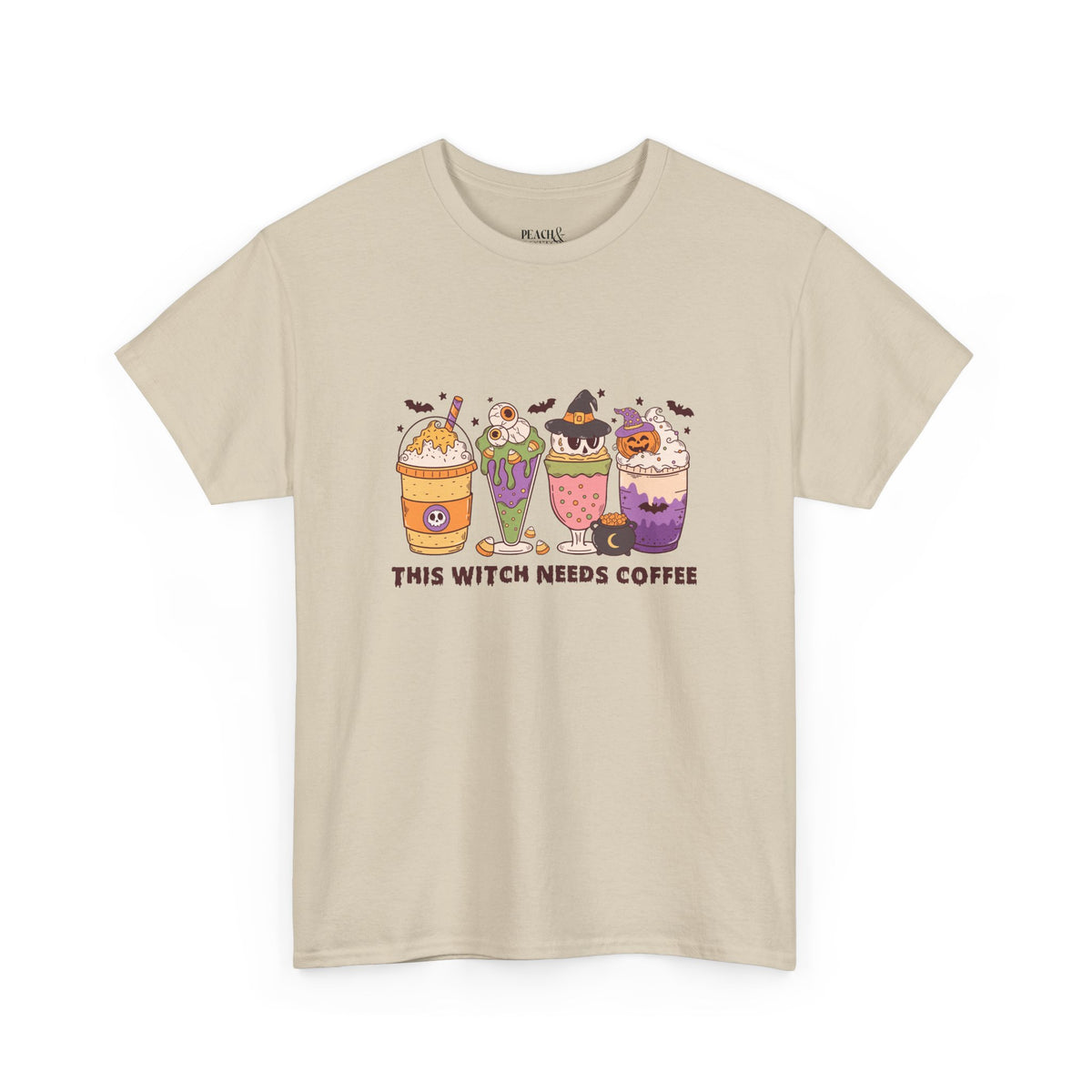 This Witch Needs Coffee | Halloween | T-Shirt