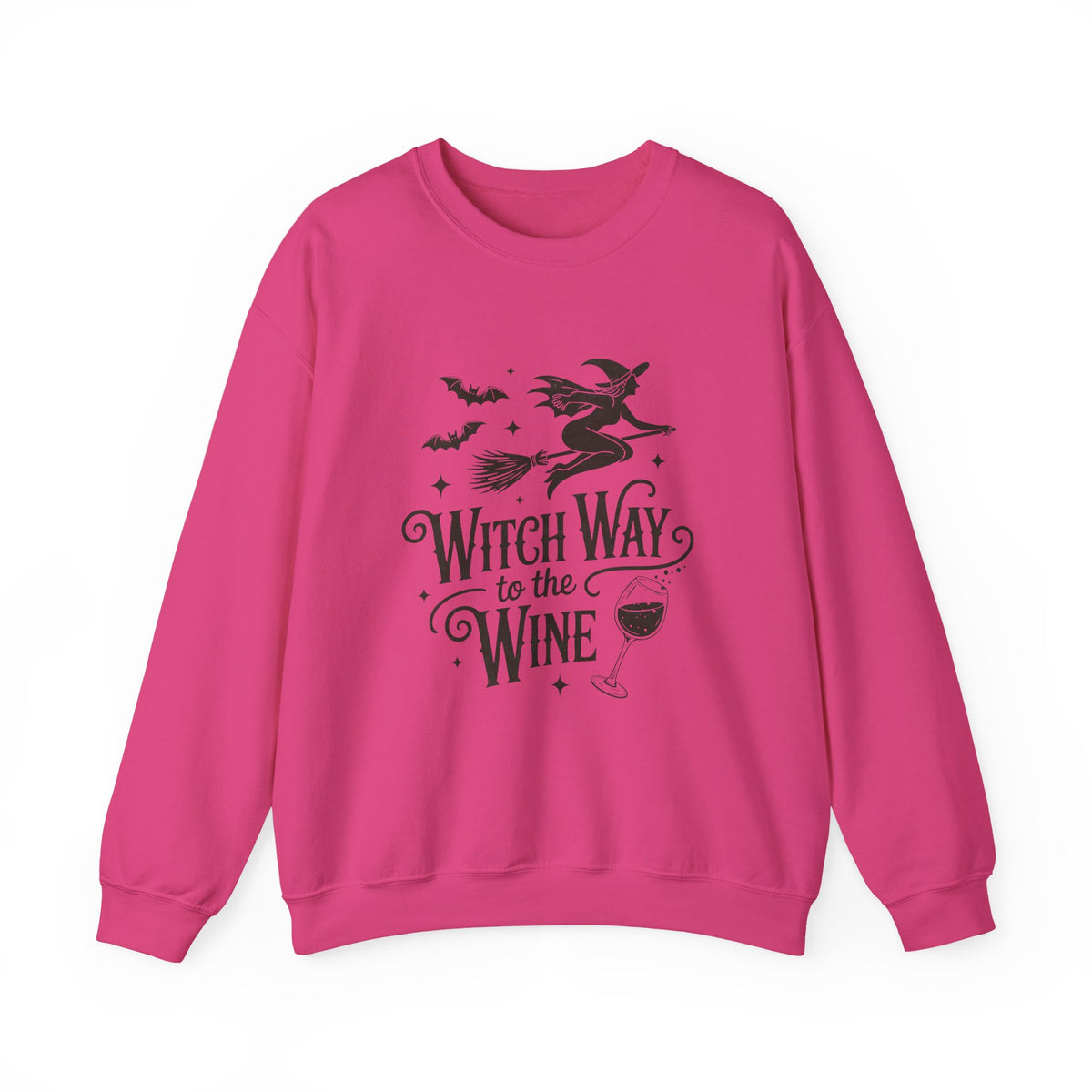 Witch Way To The Wine | Halloween | Crewneck