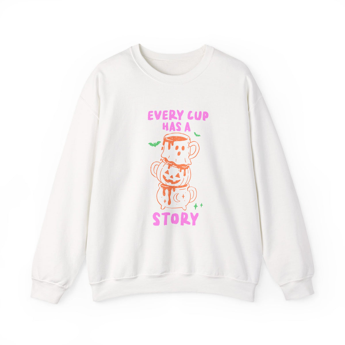 Every Cup Has A Story | Halloween Coffee | Crewneck
