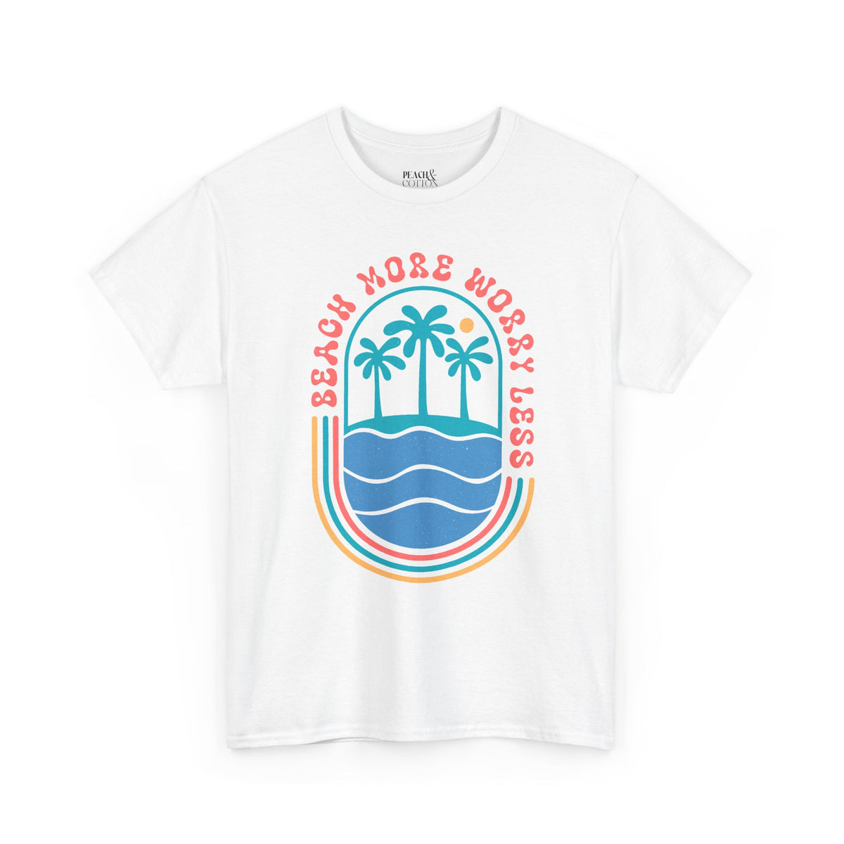 Beach More Worry Less | Summer Boho | T-Shirt