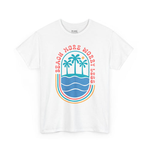 Beach More Worry Less | Summer Boho | T-Shirt
