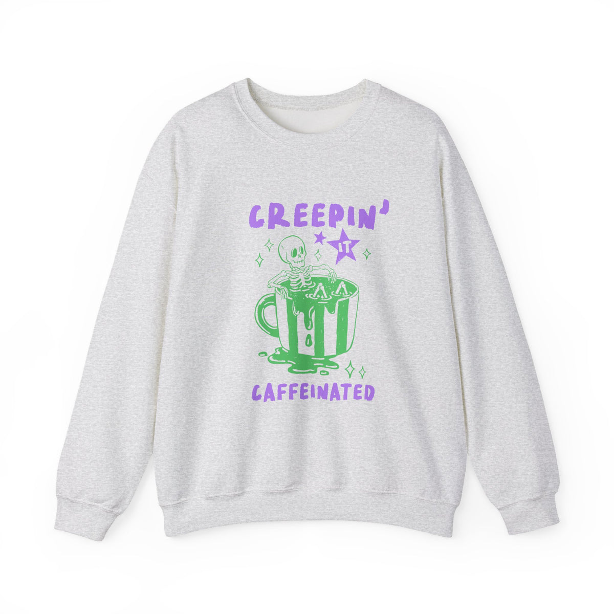 Creepin' It Caffeinated | Halloween Coffee | Crewneck