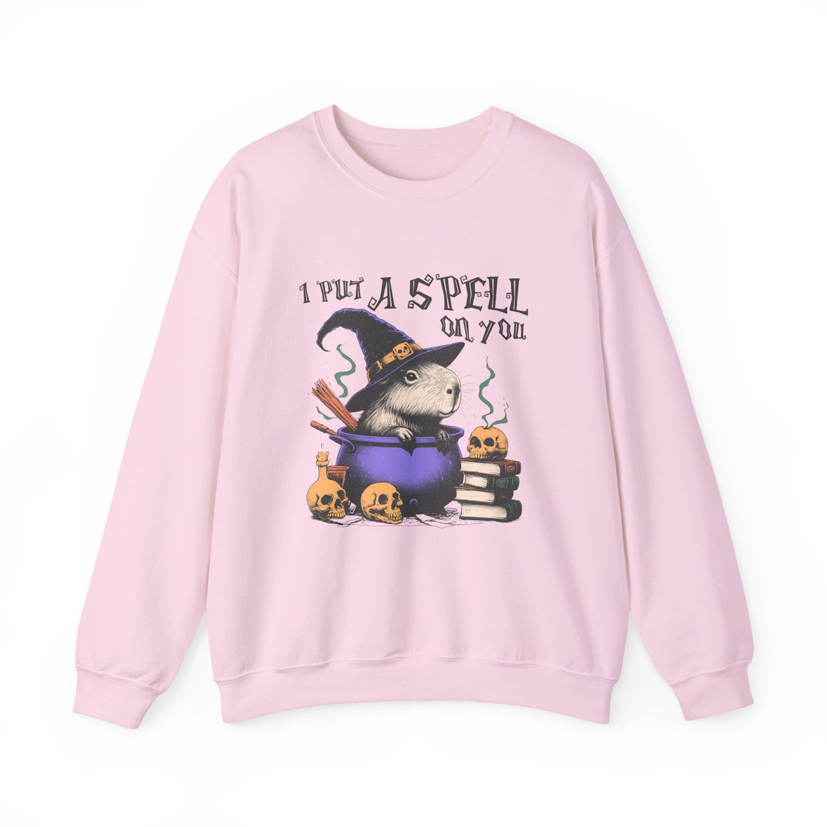 I Put A Spell On You | Capybara | Halloween | Crewneck