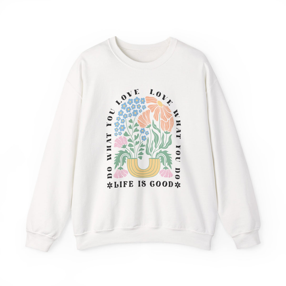 Life Is Good | Boho | Summer | Crewneck