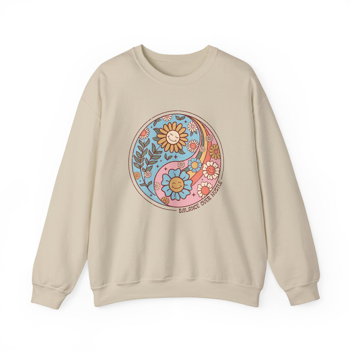 Balance Over Hustle | Boho | Crewneck