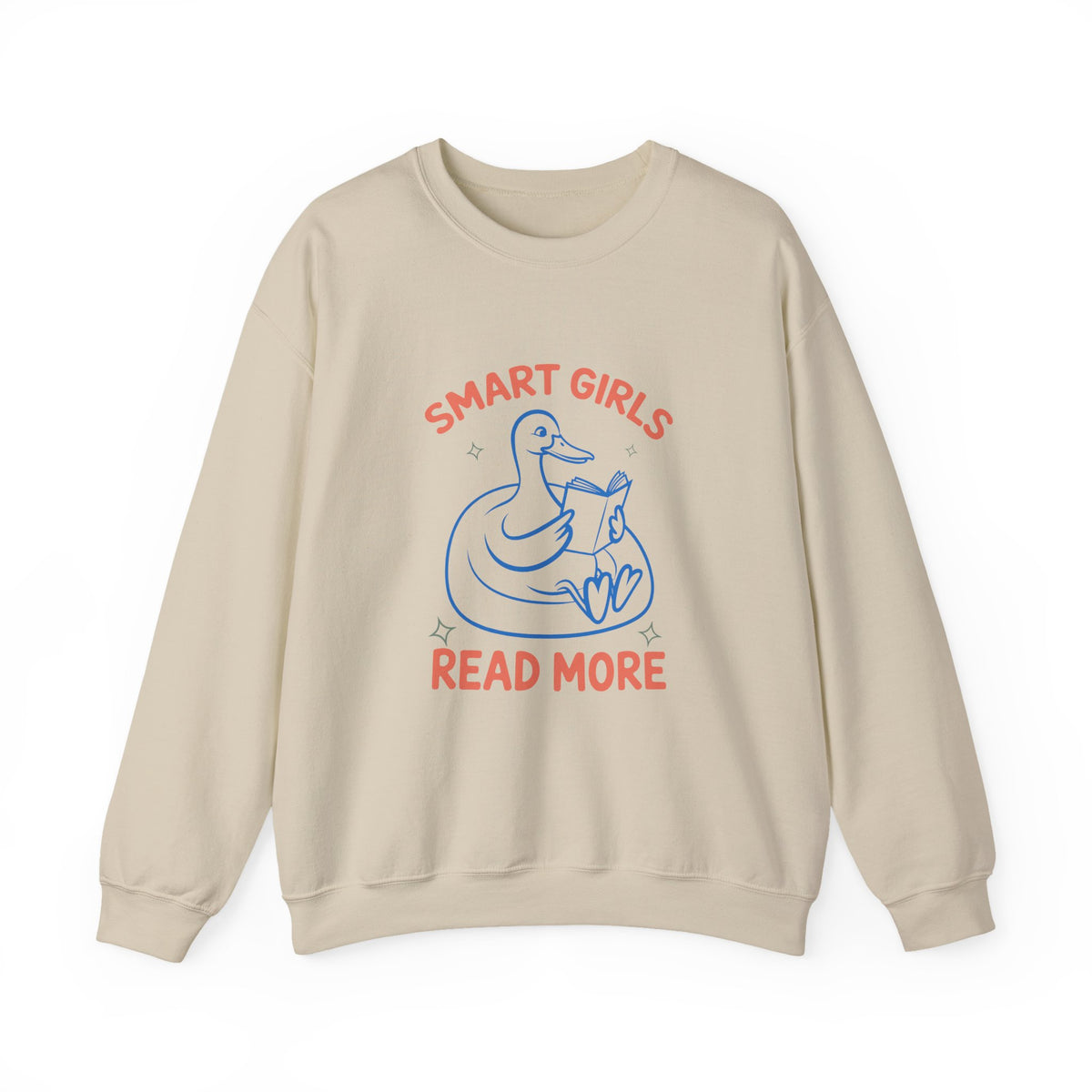 Smart Girls Read More | Book Lover | Crewneck