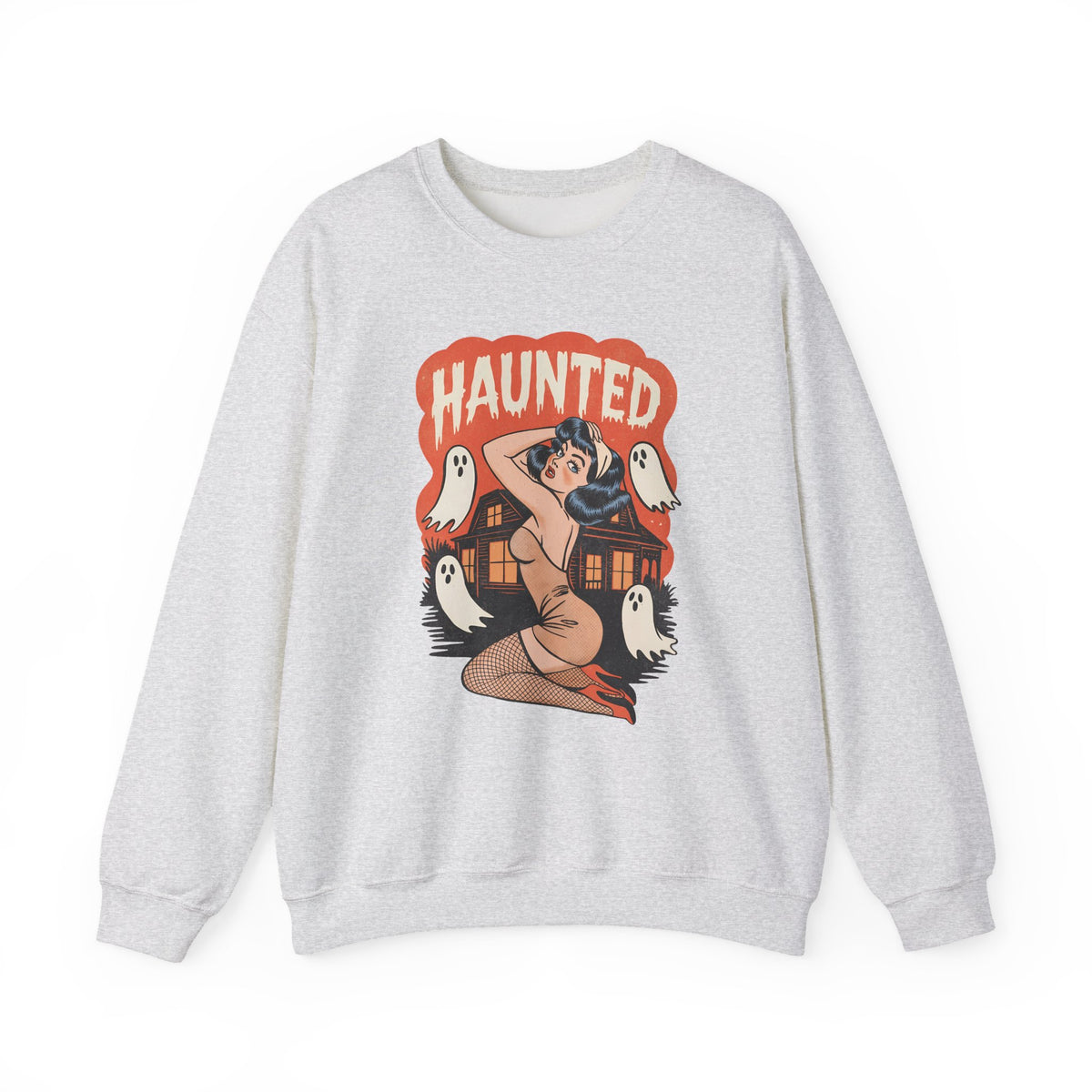 Haunted | Halloween | Crewneck